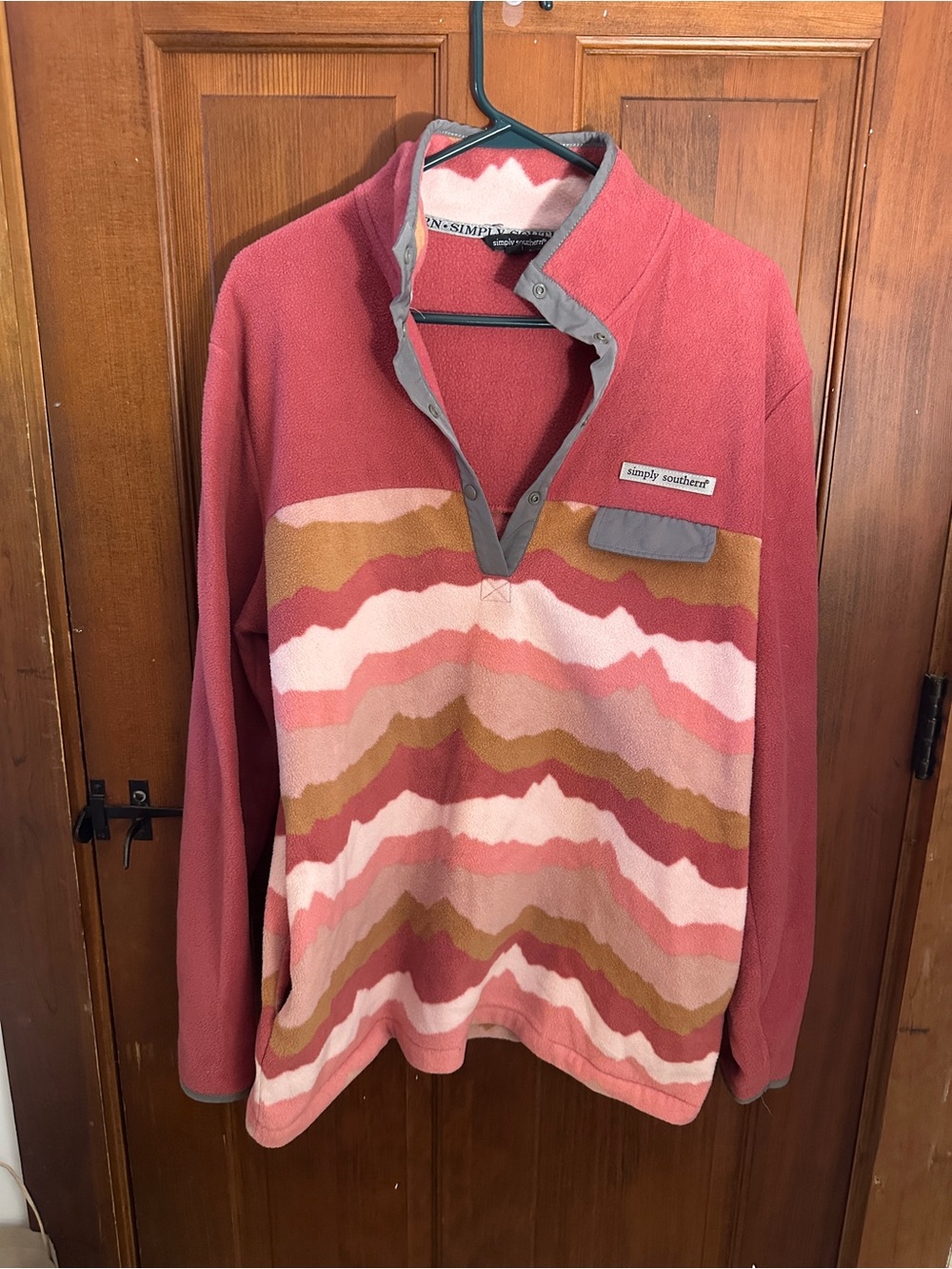 Sunset Hiking Quarter-Button Pullover